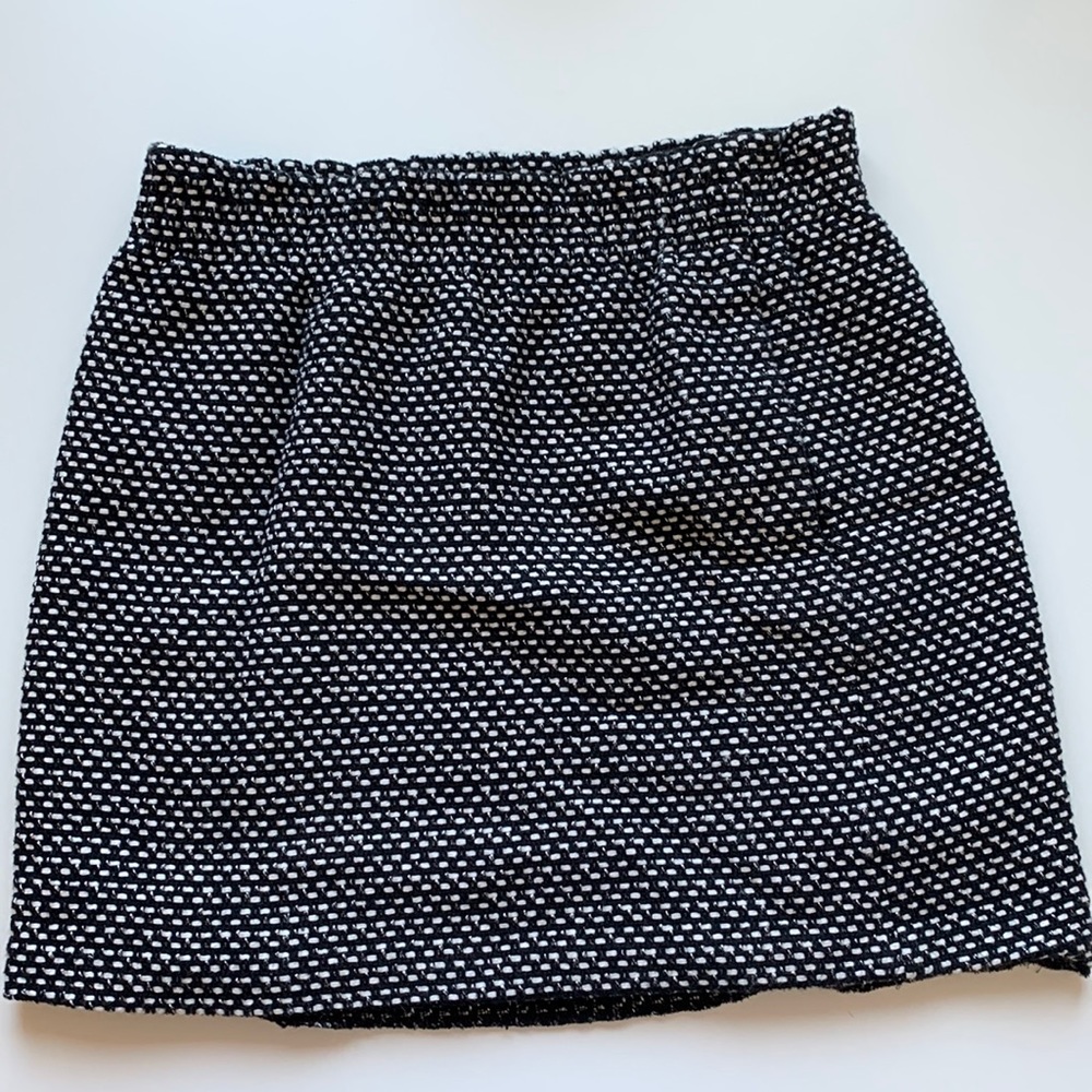 J Crew elastic waistband mini skirt with pockets